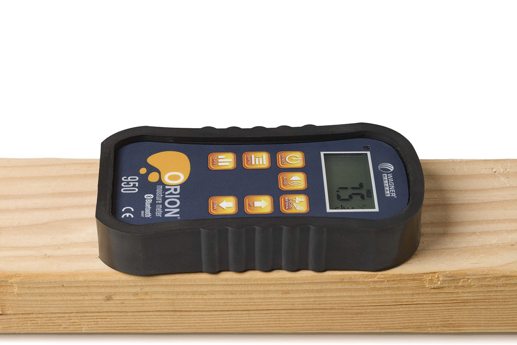 Wagner Meters Orion® 950 Pinless Wood Moisture Meter | Backlit Screen, Non-Destructive, Drywall, Lumber Moisture Tester