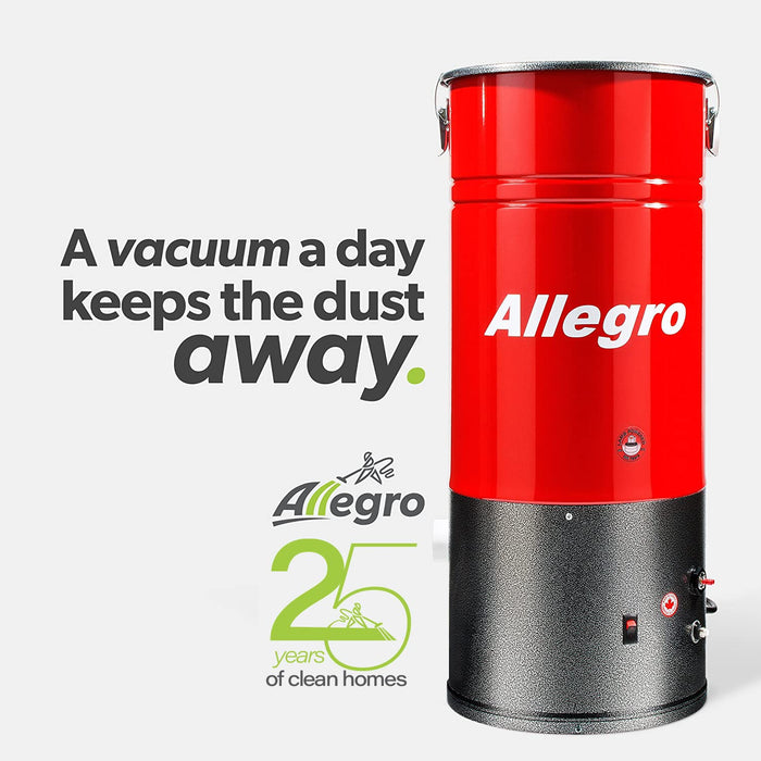 Allegro MU3400 Compact 2,500 Square Feet Central Vacuum Power Unit