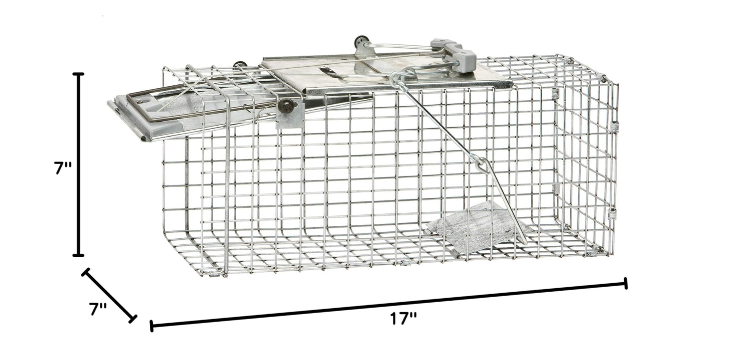 Havahart 1083 Catch and Release Small 1-Door Easy Set Humane Live Animal Trap for Squirrels, Rabbits, Skunks, and Other Small Animals