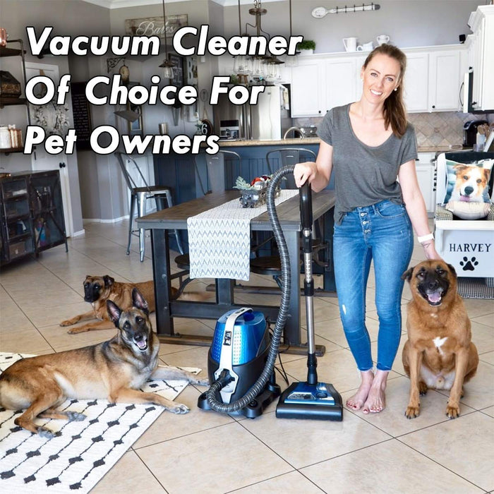 Sirena Vacuum Cleaner – Water Filtration, 2-Speed, Bagless Canister Vacuum Cleaner, Allergy/Pet Pro