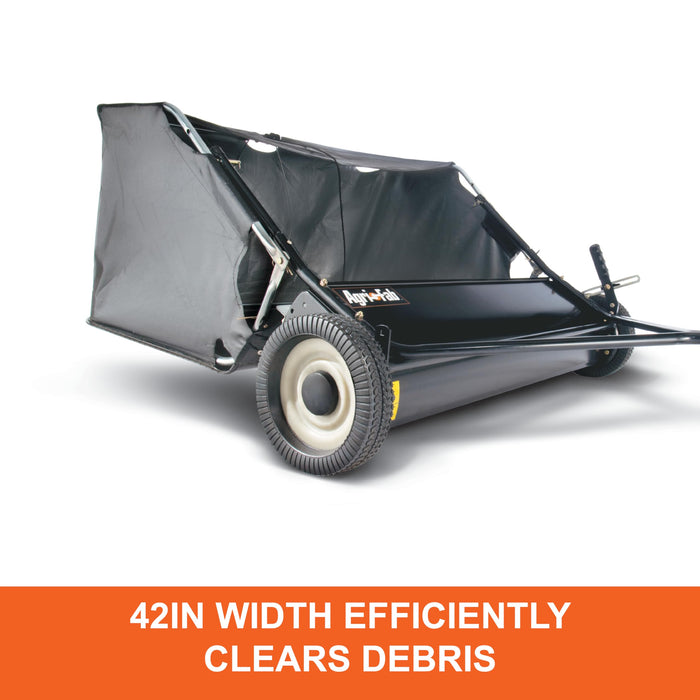 Agri-Fab 45-0320 42-Inch Tow Lawn Sweeper,Black