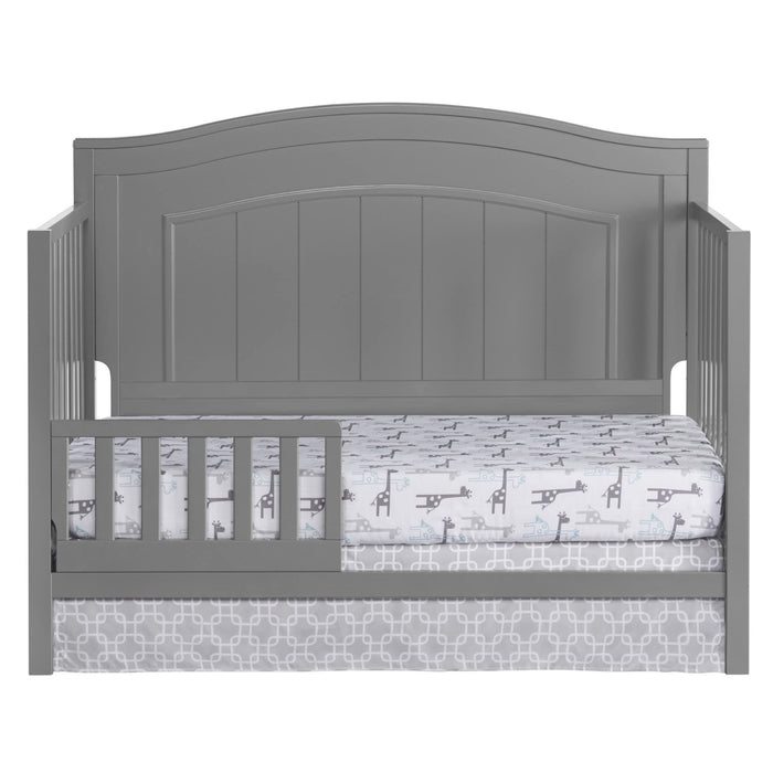 Oxford Baby North Bay 4-in-1 Convertible Baby Crib, Dove Gray, GreenGuard Gold Certified