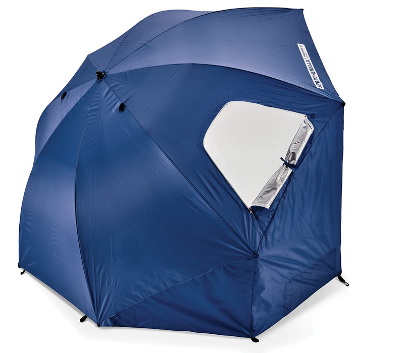 Sport-Brella Premiere UPF 50+ Umbrella Shelter for Sun and Rain Protection (8-Foot, Blue)