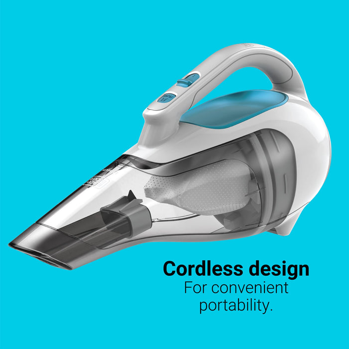 BLACK+DECKER dustbuster Cordless Handheld Vacuum, Flexi Blue/Grey/White (HHVI315JO42)