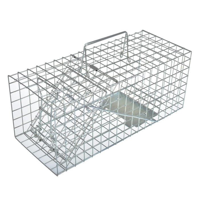 Anyhall Live Animal Cage Trap for Squirrels, Weasels and Similar-size Rodents