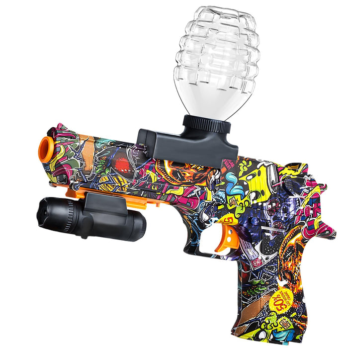 Anstoy Automatic Gel Ball Blaster, Light Waterproof Splatter Ball Blaster Gelfire Toy with Gel Rounds, Sight & Eyewear for Orby Outdoor Shooting Game Party Gift Ages 14 & Up - PoP