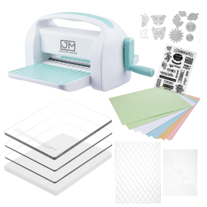 Joelver Maker Manual Die Cutting Machine,9" Openning, Scrapbooking Machine Starter kit