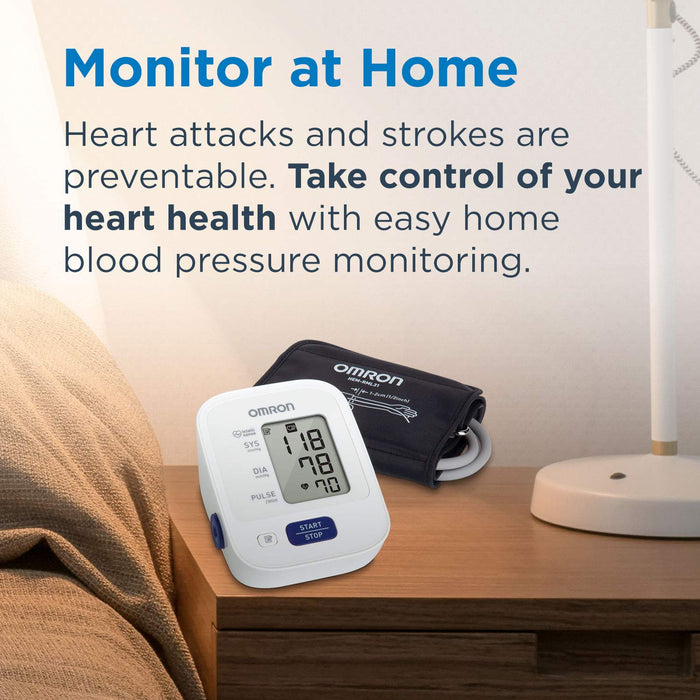 OMRON Bronze Blood Pressure Monitor, Upper Arm Cuff, Digital Blood Pressure Machine, Stores Up To 14 Readings