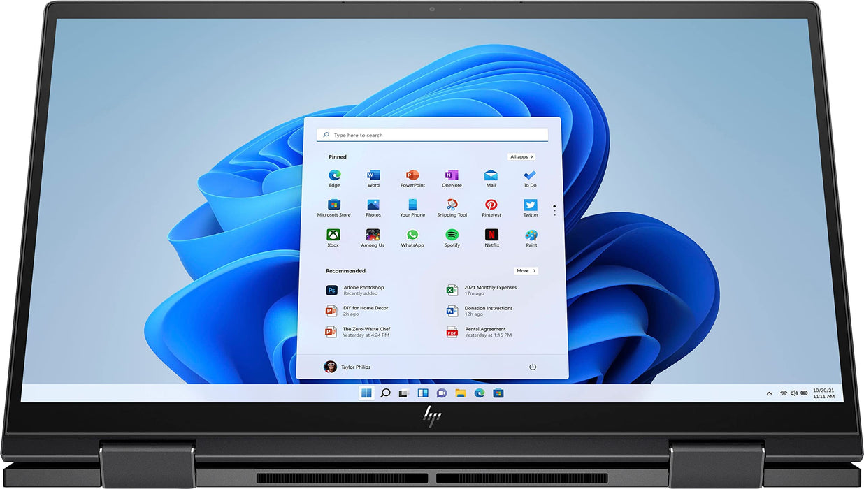 HP - Envy x360 2-in-1 15.6" Touch-Screen Laptop - AMD Ryzen 5-8GB Memory - 256GB SSD - Nightfall Black
