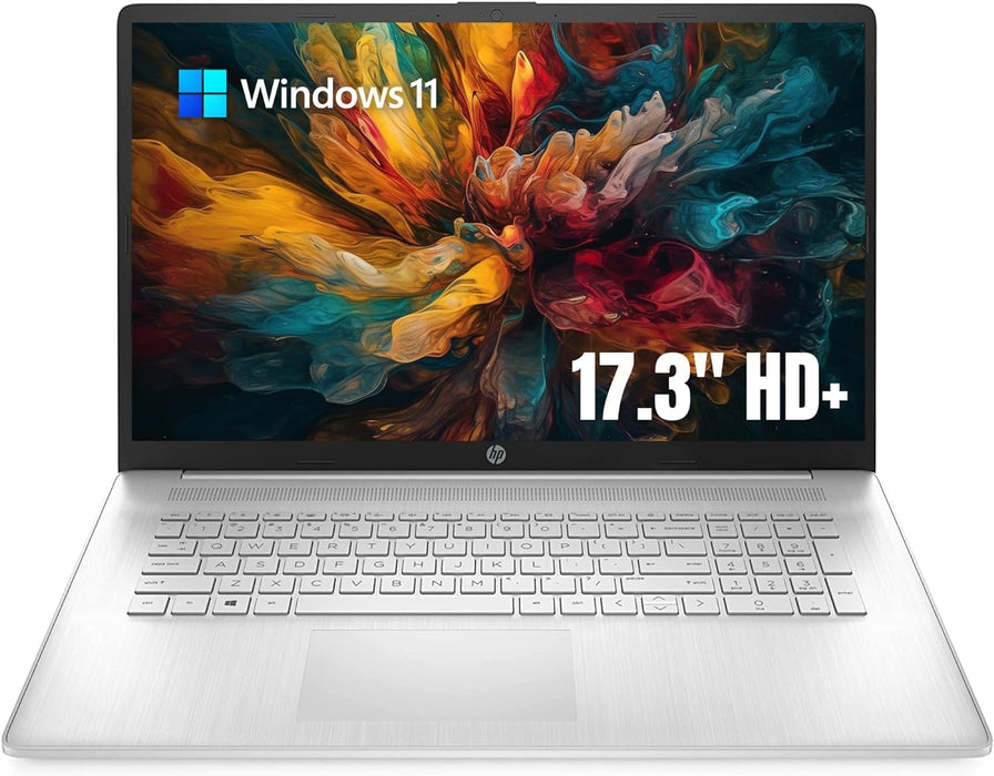 HP 17.3" Display Flagship HD+ Touchscreen Laptop, 20GB RAM, 1TB SSD Storage, Intel Pentium Silver N5030, Fullsize Keyboard, HDMI, Type-C, WiFi, Bluetooth, 1-Year Microsoft 365, Windows 11, Silver