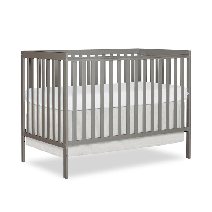 Dream On Me Synergy 5-in-1 Convertible Crib in Cool Grey, Greenguard Gold Certified