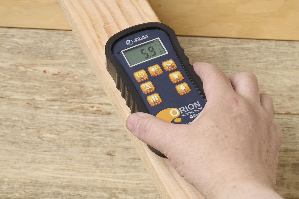 Wagner Meters Orion® 950 Pinless Wood Moisture Meter | Backlit Screen, Non-Destructive, Drywall, Lumber Moisture Tester