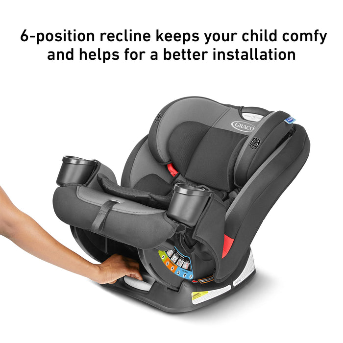 Graco TriRide 3-in-1 Convertible Car Seat - Highback Booster, Forward & Rear Facing modes, Suitable from Newborn to Preschooler, Perfect for Long Journeys in Redmond Color