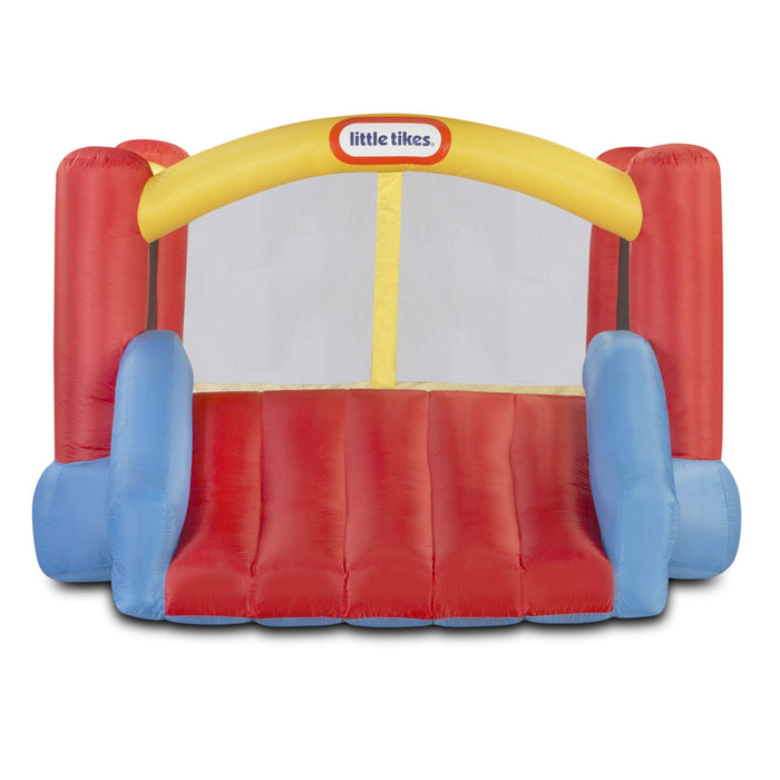 Little Tikes Jump 'n Slide Inflatable Bouncer Includes Heavy Duty Blower With GFCI, Stakes, Repair Patches, And Storage Bag, for Kids Ages 3-8 Years