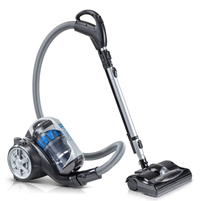 Prolux iFORCE Light Weight Bagless Canister Vacuum Cleaner, HEPA Filtration, Power Nozzle