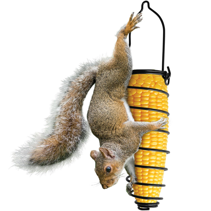 Nature's Way Wild Wings Metal Corn Cob Outdoor Squirrel Feeder