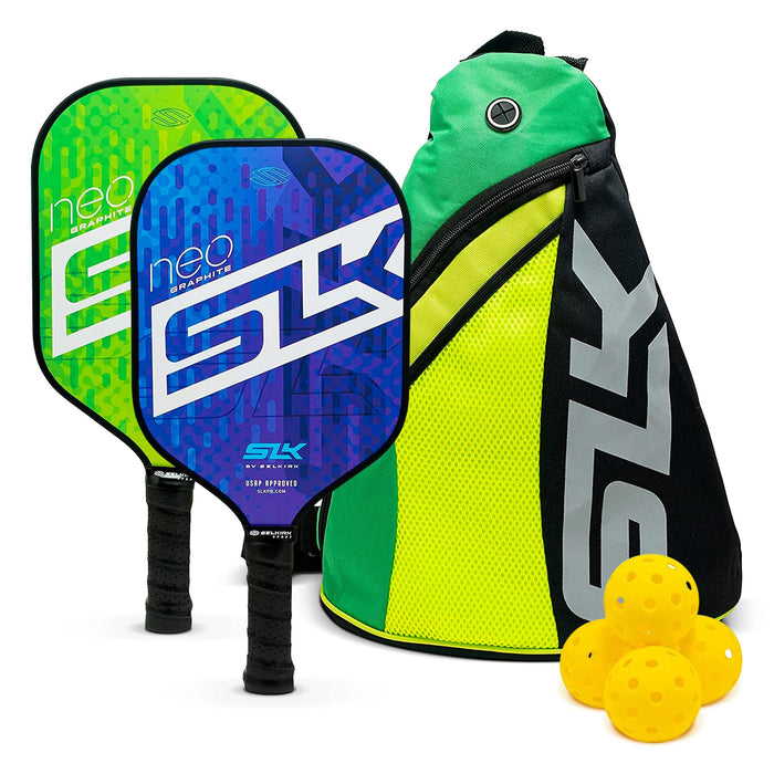 2024 SLK by Selkirk Pickleball Paddles | Featuring a Multilayer Fiberglass and Graphite Pickleball Paddle Face | SX3 Honeycomb Core | Pickleball Rackets Designed in The USA for Traction and Stability