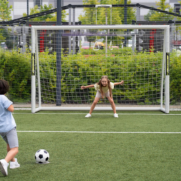 Partronum Soccer Goal, Soccer Goals for Backyard with Carry Bag, Soccer Net Goal with PVC Frame, Portable Goal Post (8 x 6 Feet)