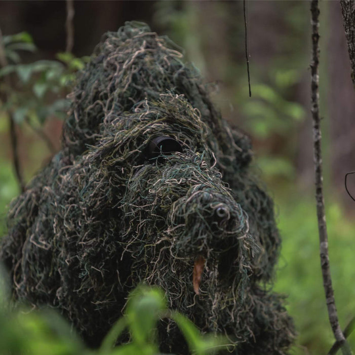 Arcturus Ghost Ghillie Suit: Woodland Camo | Double-Stitched Design with Adjustable Hood and Waist | Camo Hunting Clothes for Men, Military, Sniper, Airsoft and Hunting (Woodland, Regular)