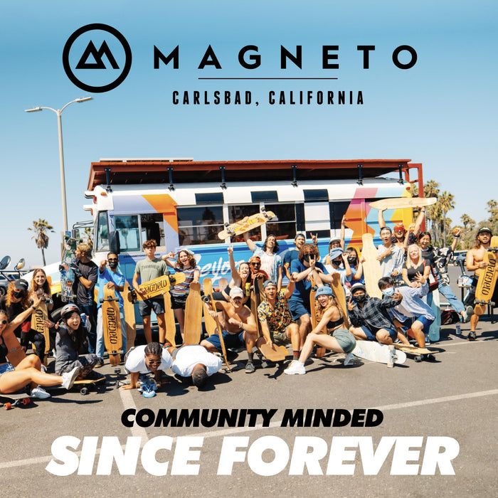 Magneto Complete Skateboard | Maple Wood | ABEC 5 Bearings | Double Kick Concave Deck | Kids Skateboard Cruiser Skateboard | Skateboards for Beginners, Teens & Adults (Free Stickers Included)