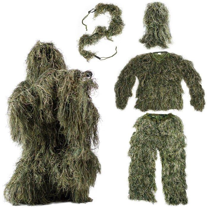 VIVO Ghillie Suit M/L Woodland Camo, OUTD-V001M