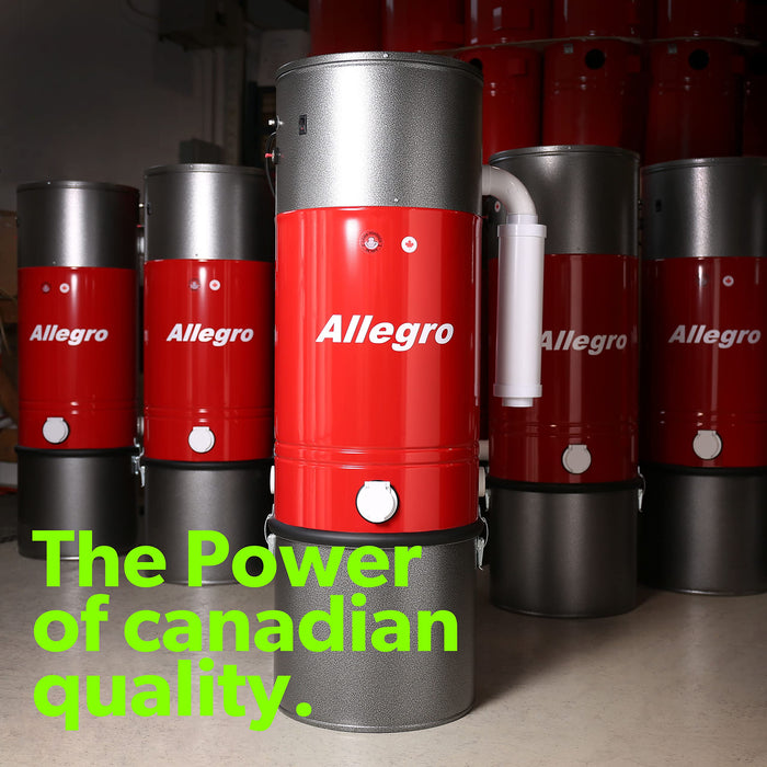 Allegro Central Vacuum Most Powerful System Top of The Line Complete Electric Power Nozzle, Hose, Garage Kit and Deluxe Attachments (1, 35 ft Direct Connect)