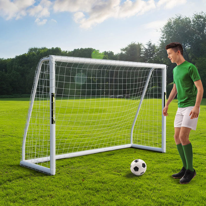 Partronum Soccer Goal, Soccer Goals for Backyard with Carry Bag, Soccer Net Goal with PVC Frame, Portable Goal Post (8 x 6 Feet)