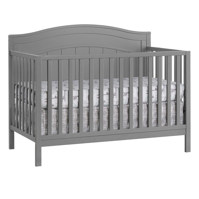 Oxford Baby North Bay 4-in-1 Convertible Baby Crib, Dove Gray, GreenGuard Gold Certified