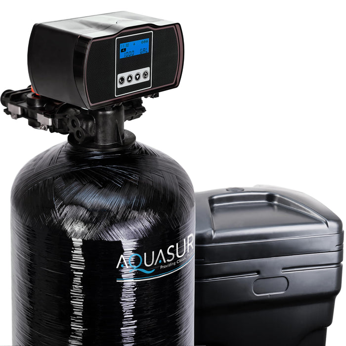 Aquasure Harmony Series 72,000 Grain Whole House Water Softener with High Efficiency Digital Metered Control Head and Fine Mesh Resin (72,000 Grains)