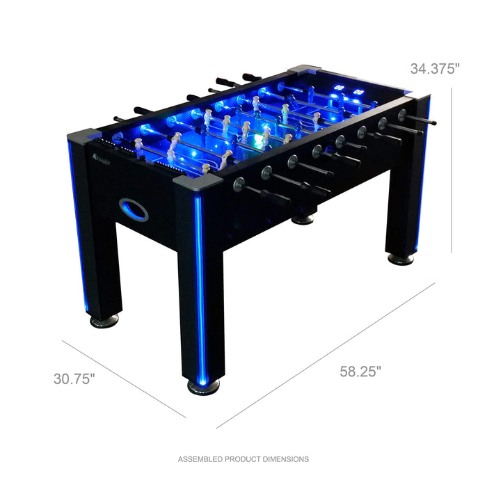 Atomic Azure LED Light Up Foosball Table, 55"