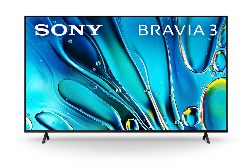 Sony 55-Inch Class 4K Ultra HD BRAVIA 3 LED Smart TV with Google TV, Dolby Vision HDR, and Exclusive Features for PlayStation®5 (K-55S30), 2024 Model