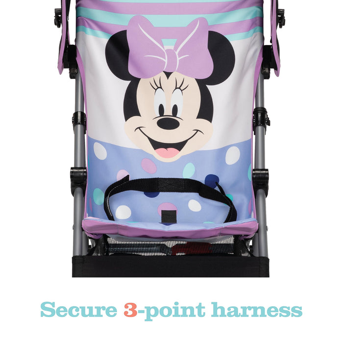 Disney Baby Character Umbrella Stroller, Eye-catching, Fun, 3D Stroller, Minnie Play All Day