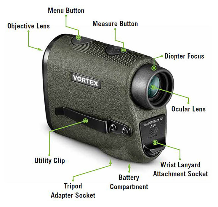 Vortex Optics Diamondback HD 2000 Laser Rangefinder