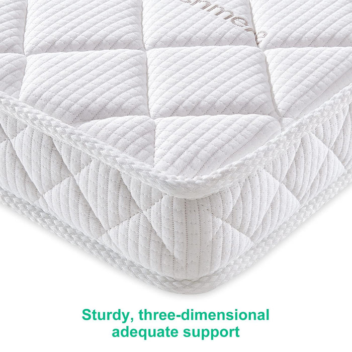 LetMxiu Premium Dual-Sided Crib & Toddler Mattress,100% Knitted Fabric-Hypoallergenic,5" Firm Soft Crib Mattress, Non-Toxic Fits Standard Cribs & Toddler Beds