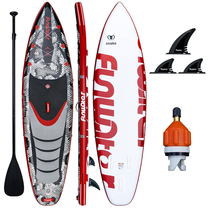 FunWater Inflatable Paddle Boards for Adults Paddleboards with Premium Accessories Include Adjustable Paddle, Fin, sup Air Valve Adapte