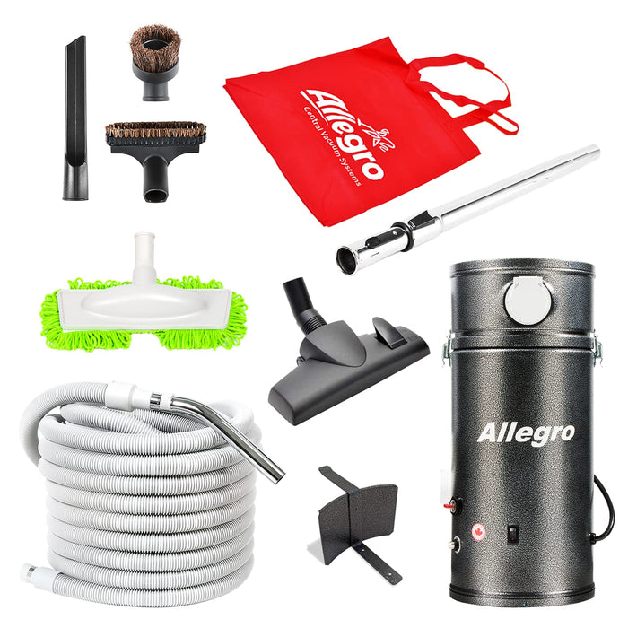 Allegro Central Vacuum 30 Foot Deluxe Package for RVs Campers Trailer Yacht