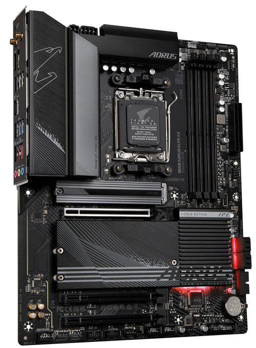 GIGABYTE B650 AORUS Elite AX AMD B650 ATX Motherboard with DDR5, PCIe 5.0, WiFi 6E, 5-Year Warranty