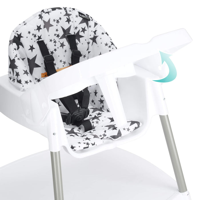 Evenflo 4-in-1 Eat & Grow Convertible High Chair,Polyester