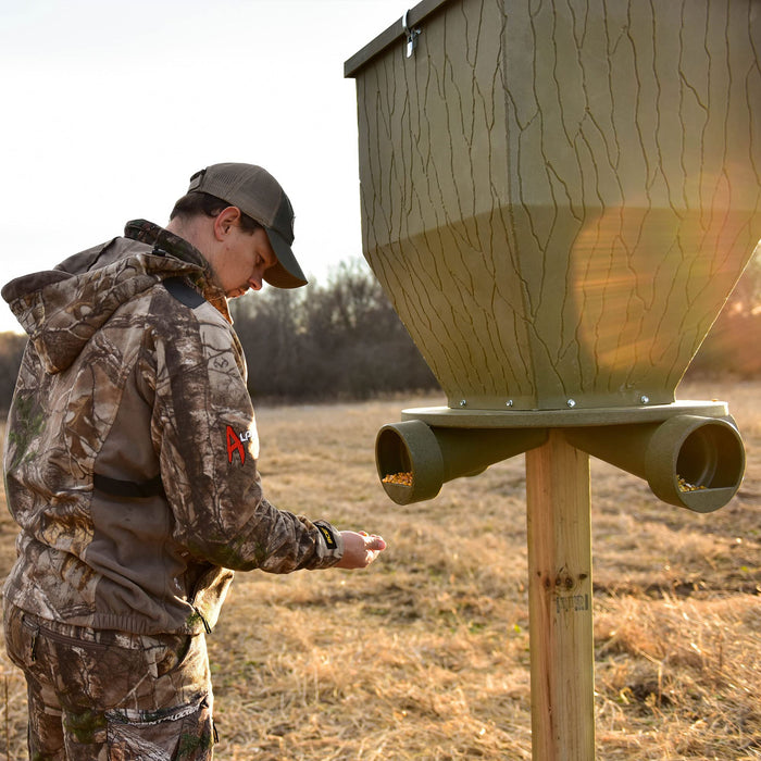 Banks Outdoors Feedbank 300 lb. Capacity Deer and Wildlife Feeder