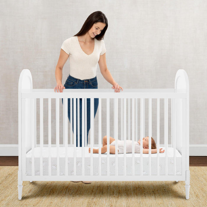 Serta Perfect Slumber Dual Sided Crib and Toddler Mattress - Waterproof - Hypoallergenic - Premium Sustainably Sourced Fiber Core -GREENGUARD Gold Certified (Non-Toxic) -7 Year Warranty - Made in USA