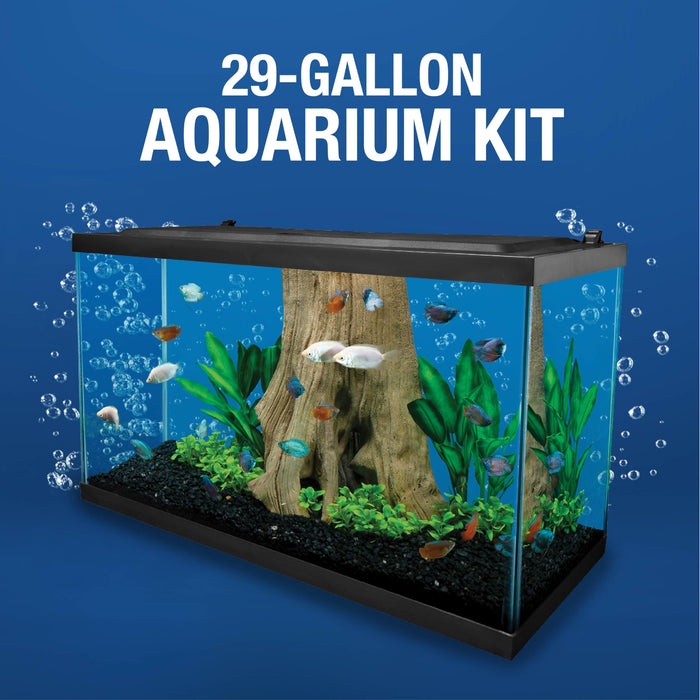 Tetra Complete LED Aquarium 29 Gallons, Includes LED Lighting, Filtration, Heater and Accessories