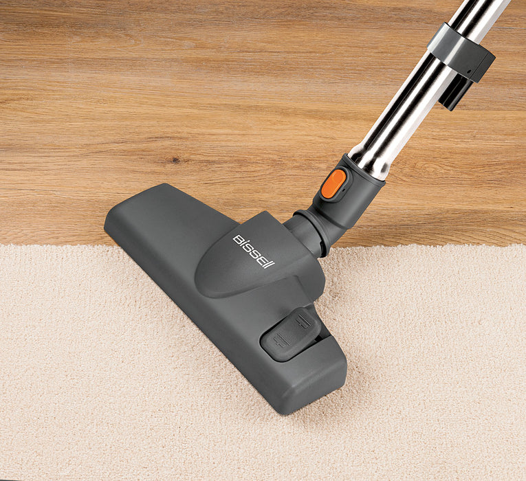 Bissell Hard Floor Expert Multi-Cyclonic Bagless Canister Vacuum, 1547 - Corded Burnt Orange