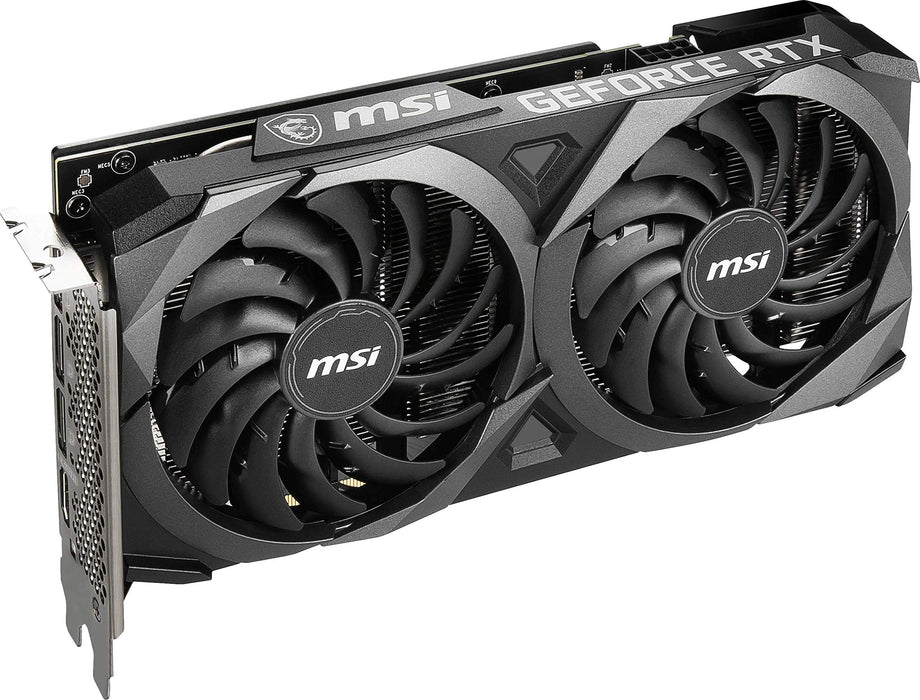 MSI GeForce RTX 3060 Ventus 2X 12G OC, Gaming Graphics Card - NVIDIA RTX 3060, 12GB GDDR6 Memory, 192-bit, 15 Gbps