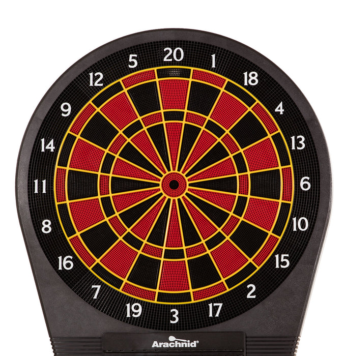 Arachnid Cricket Pro 650 Electronic Dartboard with Micro-Thin Dividers - Available with Optional Wood Dartboard Cabinet