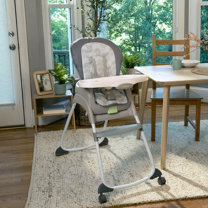 Ingenuity Full Course 6-in-1 High Chair - Baby to 5 Years Old, 6 Convertible Modes, 2 Dishwasher Safe Trays - Astro, 13108