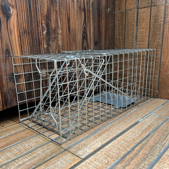 Anyhall Live Animal Cage Trap for Squirrels, Weasels and Similar-size Rodents